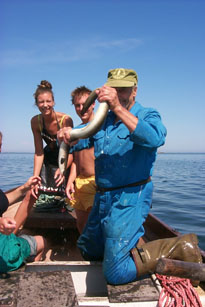 Ålfiske med Sven